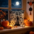 thumbnail image 5 of Diceymbol Halloween Throw Pillow Black Spiderweb Bow Accent Cushion for Sofa Chair Gothic Halloween Decor 18 Inch, 5 of 8