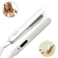 thumbnail image 1 of 1 Pcs Curling And Straightening, Hair Straightener With Heat Protection Sensor For Hair Protection, Ceramic Coating, Transport Lock, 5-Speed Adjustable Temperature 120-200 ° C, 1 of 9
