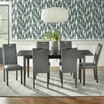 thumbnail image 6 of TMS Tilo 75" Indoor Butterfly-Leaf Dining Table, Wenge, 6 of 6