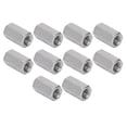 thumbnail image 4 of Connector Nuts, Heavy Duty 10Pcs Thread Extension Firm Connection Coupling Nut  For Machine, 4 of 8