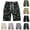 Multicolor, variant on AXXD Mens Cargo Shorts Relaxed Fit Summer Outdoors Classic 5 Pockets Drawstring Green L (US:8)