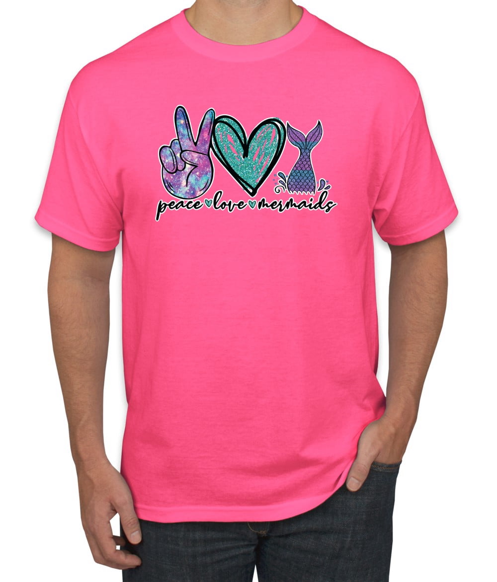 Wild Bobby, Peace Love Mermaids Womens 