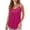 #R-Hot Pink, variant on Aloohaidyvio Tank Tops for Women No Boundaries,Summer Casual Soft Adjustable Spaghetti Strap Flowy Camisole Top