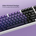 thumbnail image 2 of Keycaps XVX con impresión lateral PBT 136 teclas, morado degradado, OEM, 2 of 6