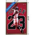 thumbnail image 2 of Michael Jordan - Jersey Wall Poster, 22.375" x 34" Framed, 2 of 4