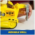 thumbnail image 6 of PAW Patrol Bulldozer Vehicle with Collectible Rubble Figure, Sustainably Minded Toys for Kids Ages 3+, 6 of 11