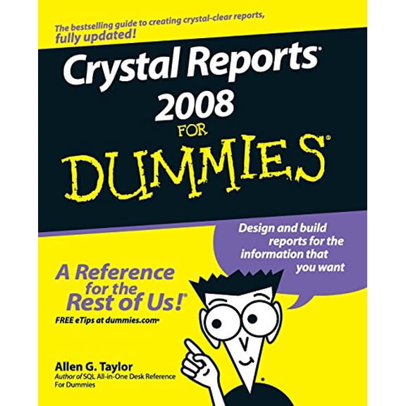 Pre-Owned Crystal Reports 2008 for Dummies (Paperback) 0470290773 9780470290774