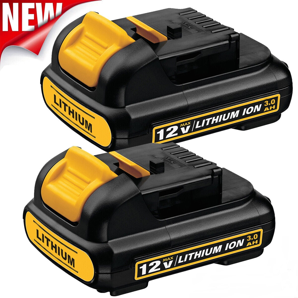 DEWALT DCB127-2 12V 3.0Ah XR Max Power Tool Battery, 2 Pack