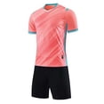 thumbnail image 2 of OGLCCG Kids Boys Soccer Jersey Set Sports Team Training Uniforms Mesh Quick Dry Athletic Tops and Shorts Sets Football Tracksuits 3-15 Years, 2 of 4