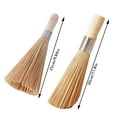 thumbnail image 6 of LZYWOD Bamboo Wok Brush, Traditional Natural Bamboo Wok Brushes, Pan Brush Cleaning Brush, Handle B Wooden Cleaning, 6 of 8