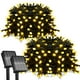 thumbnail image 1 of Cadena de luces solares Flechllary, 24 m, 200 LED, blanco cálido, IP65, 1 of 7