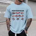 thumbnail image 2 of Men's American Flag Polo Shirt Patriotic Farm Tractor Graphic Tee For Comfortable Casual Short Sleeve Shirt, 2 of 4