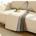 thumbnail image 3 of Estera de sofá de lino de verano, cojín de asiento antideslizante, moderno, simple, a prueba de polvo, grueso, transpirable, decoración del hogar, toalla de sofá tejida, 3 of 4