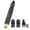 A-1PC Booster Nozzle(Metal) and 3PC Connection, variant on Metal Heavy Duty Booster Nozzle Garden Hose Sprayer Adjustable Watering Plants Even spray Garden flush