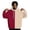 21# Wine, variant on Men's Half and Half Split Color Hoodie Pullover Sweatshirt, Two Tone Color Block Drawstring Hood Kangaroo Pocket Long Sleeve Athletic Streetwear Outdoor Casual Hooded Top Pink 3XL