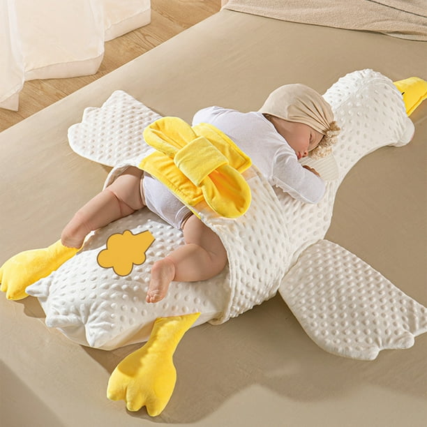 Almohada relajante para dormir para bebe almohada de escape para bebe recien nacido almohada para bebe de ganso grande para dormir antiasfixia y pajaritas Bodega Aurrera en linea