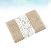 AURARMLET Tablecloth Fabric Table Cover Light Brown 1 Set 11.8x70.9in