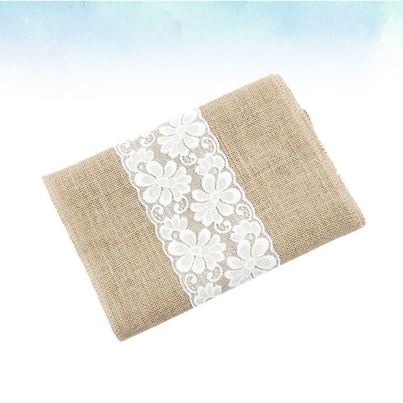 AURARMLET Tablecloth Fabric Table Cover Light Brown 1 Set 11.8x70.9in