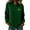 Z1 Dark Green, variant on Sweaters for Womens St. Patricks Day Sweaters Shamrock Cozy Knitted Pullover,Dark Green,L