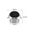 thumbnail image 2 of Grille De Ventilation, Bouche D'Extraction Inox Ronde Conduit Aérateur D'Air Grille De Ventilation Avec Un Filet Anti-Insectes esquí esquí Gafas de esquí, 2 of 5