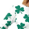 thumbnail image 6 of Kcolen St Patricks Day Shirts Women Irish Shamrock St. Patrick's Day T Shirts Women Loose Fit Long Sleeve Top Women T Shirts for Womens,Green, 6 of 8