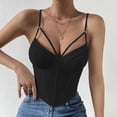 thumbnail image 4 of Clearance Sale 2025 Shapers Stylish Diamond Shape Slim Clearance Backless Fishbone Steel Ring Solid Color Everything Little Vest, 4 of 8