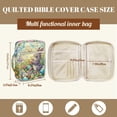 thumbnail image 5 of FOR U DESIGNS Rabbit Easter Egg Flower Pattern Bible Cover Quilted Protective Church Organizer Holder Bag Large Capacity Church Bag Bible Protective Easter Gifts, 5 of 7