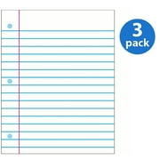 (3 pack) (3 Pack) Trend, TEPT1095, Wipe Off Surface Notebook Paper Chart, 1 Each, White