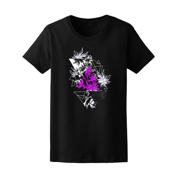 Abstract Geometric Trendy Design T-Shirt Women -Image by Shutterstock, Female Large