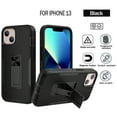 thumbnail image 3 of NIFFPD iPhone 13 Case with Screen Protector Magnetic Kickstand Car Mount Protection Case Cover for iPhone 13 Black, 3 of 7