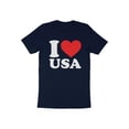 thumbnail image 4 of Cool I Love USA 4th of July Independence Day Patriotic Gift T-Shirt United States of America Citizen Resident Presents Tshirt, 4 of 10