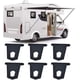 thumbnail image 4 of 12 Uds gancho para abrigos RV colgador de ropa para coche percha para toldo de coche ganchos colgantes perchas para toldos percha de ropa plegable, 4 of 5