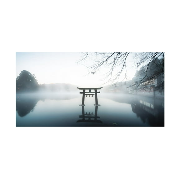 Takumi Ikeda 'Aeï¿½Yaeï¿½N' Canvas Art - 19 x 10 Inches