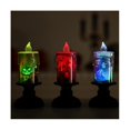 thumbnail image 3 of 12 piezas/juego de candelabros de castillo para decoración de Halloween, luz LED electrónica para velas, luz de noche de terror, como se muestra, 3 of 5