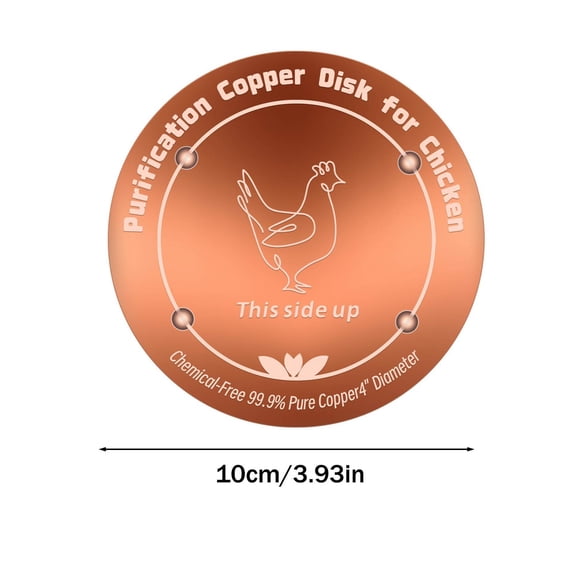 Pure Copper Poultry Waterer Tray for Clean Drinking Water Naturally Inhibits Growth Farm Ranch Animal Watering Accessory YYUZH
