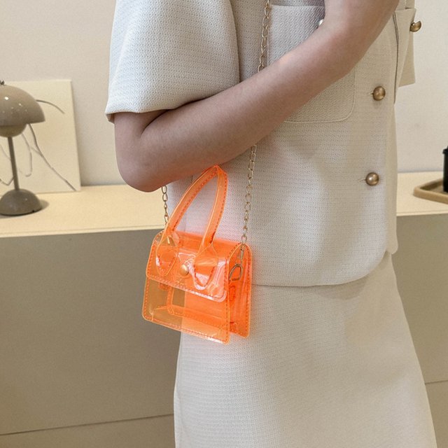 Bolsa De Hombro Bolso de hombro compuesto de PVC para mujer transparente resistente a los arañazos para el ocio diario Tmvgtek Para Estrenar