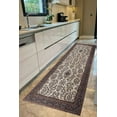 thumbnail image 3 of Brown Rugs, Floral Rugs, Floral Pattern Rugs, Antique Decor Rug, Turkish Rug, Gift For Her, Bathroom Rug, Wedding Rug, Entryway Rug, 2.6'x6.5' - 80x200 cm, 3 of 8