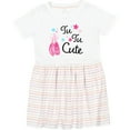 thumbnail image 3 of Inktastic Tu Tu Cute Ballet Dancing Shoes Girls Toddler Dress, 3 of 5