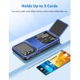 thumbnail image 3 of Funda Cartera COOYA para Samsung Galaxy A35 6.6" Doble Capa Azul, 3 of 7