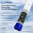 thumbnail image 5 of Purewell Personal Portable Water Filtration Straw, Ideal for Survival, Camping, Hiking, and Emergencies, Blue, 5 of 7