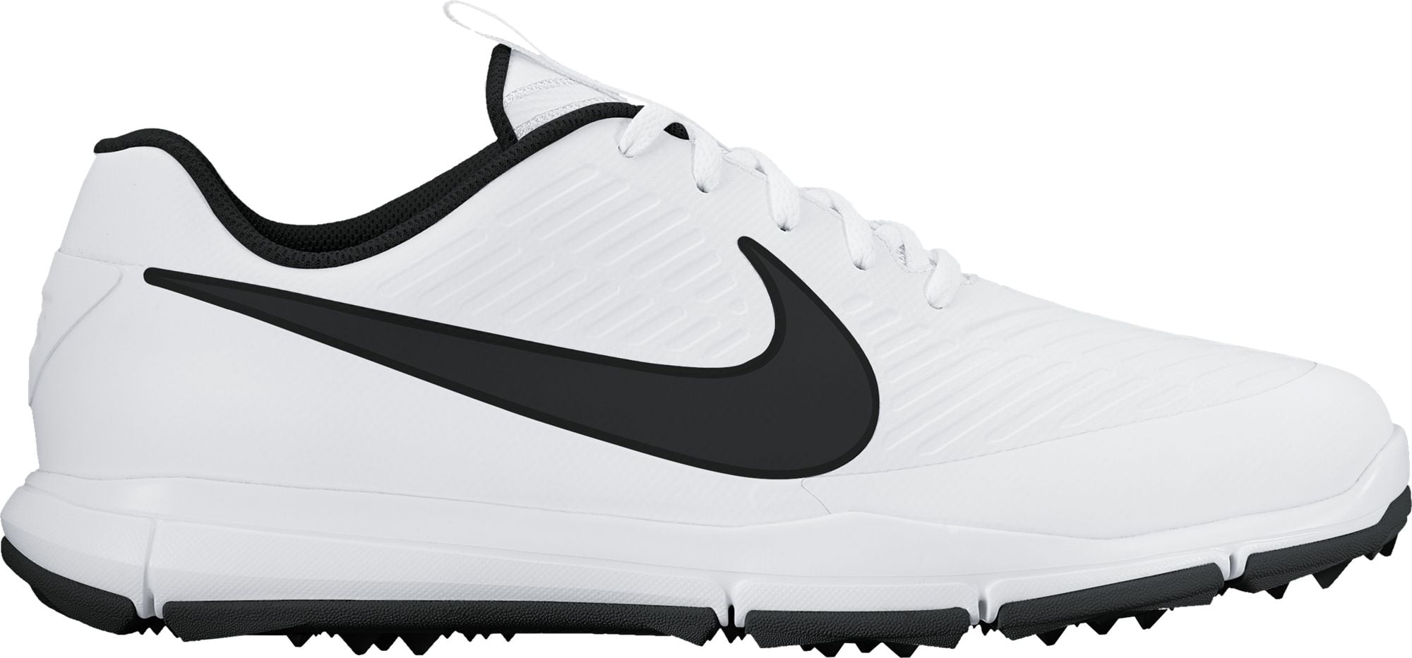 Nike 2017 Explorer 2 Golf Shoes (White/Black) - Walmart.com