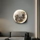 thumbnail image 2 of Lámpara de pared con forma de luna, lámpara de noche para dormitorio, luz moderna, mural para sala de estar, lámpara decorativa de pared, lámpara de arte, 2 of 4