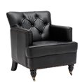 thumbnail image 4 of Aukfa Accent Chair with Arms - Club Chair for Living Room - Black, 4 of 7