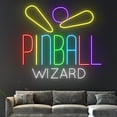 thumbnail image 4 of Handmadetneonsign Pinball Neon Sign, Pinball Led Light, Pinball Neon Light, Arcade Led Sign, 4 of 5