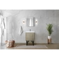 thumbnail image 2 of Lancy 24 in W x 20 in D Rustic Acacia Bath Vanity, White Quartz Top and Chrome Faucet Set, 2 of 15