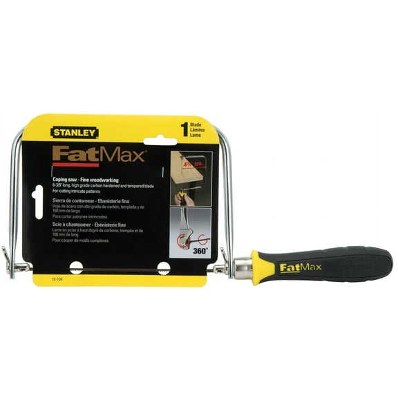 Stanley 15-104 FatMax Coping Saw, 6-3/8"x4-3/4"