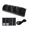 thumbnail image 1 of TFixol 4Pcs 2800mAh Rechargeable Cells and Wii Cell Charge Dock Stand for Wii Remote Switch Accessory, 1 of 5