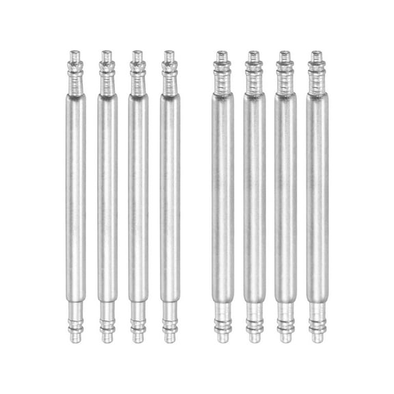 8pcs 22mm Watch Spring Bar 1.5mm 1.8mm Thickness Band Pins Double Fringe Stainless Steel Replacement Pin for Watch Band Link