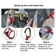 thumbnail image 5 of Kurgo Enhanced Strength Tru-Fit Smart Dog Harness, Black, Small - Crash Tested Car Safety Harness, 5 of 6