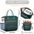 thumbnail image 5 of Mushroom Roomy Insulated Lunch Bags Large Lunch Box for WomenStylish & Functional Large Tote Adult Lunch Box for Travel Snacks, 5 of 7